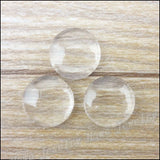 350 pcs 12mm Round Glass Pendant Cover for Jewelry Making