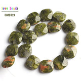 12*12mm Turquoise Agate Square Loose Beads for Jewelry Making DIY Bracelet