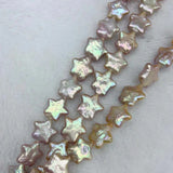 12-13MM Natural Purple Freshwater Pearl Baroque Star Shape Loose Beads