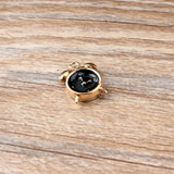 12*13MM 40Pcs Clock Glazing KC Alloy Earring Necklace Pendants Jewelry Charms