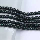 12-13mm Dyed Rice Pearl Beads Loose Fresh Water Rice Pearl Strand