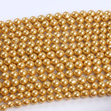 12-13mm Golden Natural Freshwater Pearl South Sea Pearl Dyed Beads for Necklace