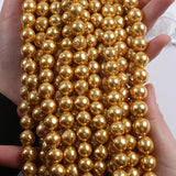 12-13mm Golden Natural Freshwater Pearl South Sea Pearl Dyed Beads for Necklace