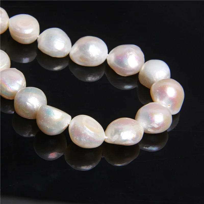 12-13mm Natural Freshwater Pearls Beads Charm for Jewelry Making DIY