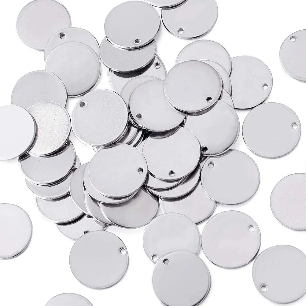 Stainless Steel Stamping Blanks 50PCS for DIY Craft Bracelet Earring