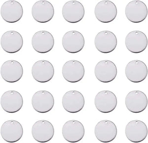 Stainless Steel Stamping Blanks 50PCS for DIY Craft Bracelet Earring