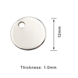 Stainless Steel Stamping Blanks 50PCS for DIY Craft Bracelet Earring