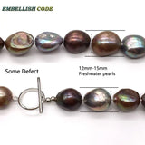 Mixed Freshwater Pearl DIY Beads Strand, Irregular Shape, 27pcs/Lot, No Kernel