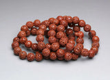 12-14mm Old Polish Rudraksha seeds Amulet Bracelet