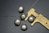 12~14mm Crystal Pearl Spacer Loose Beads for Jewelry Making