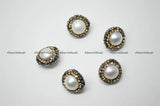 12~14mm Crystal Pearl Spacer Loose Beads for Jewelry Making