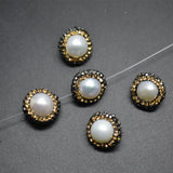 12~14mm Crystal Pearl Spacer Loose Beads for Jewelry Making