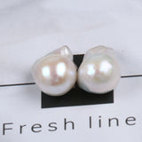 Big Baroque Pearls 12-14mm Pairs for Earring Necklace Pendant