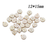 12*15MM 3Sets Mix 26 Pcs / Set KC Alloy Metal Pendants Jewelry Charms