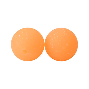 50pcs Food Silicone Ball Glitter Powder Baby Beads DIY