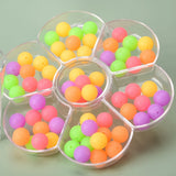 50pcs Food Silicone Ball Glitter Powder Baby Beads DIY