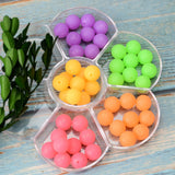 50pcs Food Silicone Ball Glitter Powder Baby Beads DIY