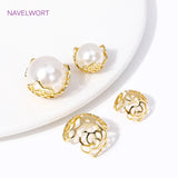 18K Plated Brass Filigree Bead Cap Large Beads Caps