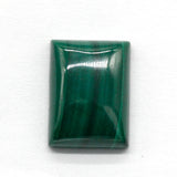 Natural Malachite Convex Square Ring Face Bulk Gem Jewelry Pendant