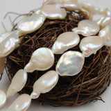 12*17MM 10Pcs Water Drop Baroque AA Natural Freshwater Pearl Charms