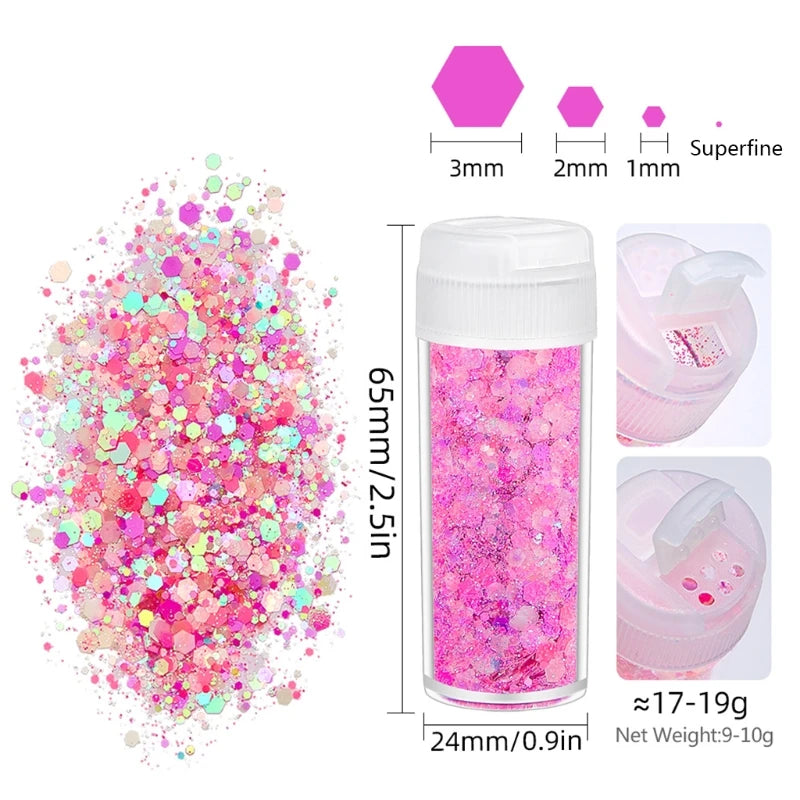 Shining Glitter Powder Sequins Epoxy Resin Crafts Filler