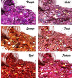 12/18/24 pots UV Epoxy Resin Mold Filling Sequins Nail art DIY