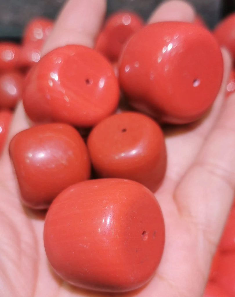 12-20mm Coral Gemstone Drum Loose Beads Jewelry Red Corals Gift