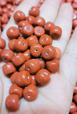 12-20mm Coral Gemstone Drum Loose Beads Jewelry Red Corals Gift