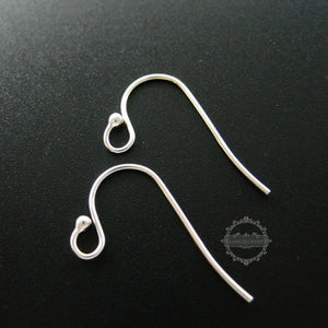 925 Sterling Silver Earrings Hoop DIY Jewelry Findings Supplies