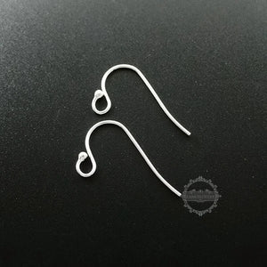 925 Sterling Silver Earrings Hoop DIY Jewelry Findings Supplies