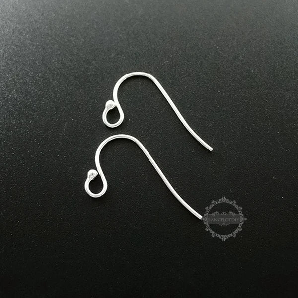 925 Sterling Silver Earrings Hoop DIY Jewelry Findings Supplies