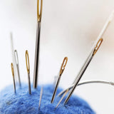 36pcs Self Threading Needle Sewing Stainless Steel DIY Jewelry