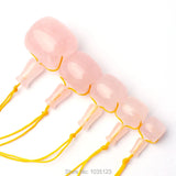 12-24mm Natural Rose Quartzs Column Shape DIY Jewellery Making Beads