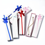 Bowknot Jewelry Cardboard Box Random Mixed for Necklaces Earrings Rings