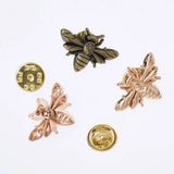Alloy Bee Collar Pins Vintage Insect Brooch Lapel Pin Jewelry Accessory
