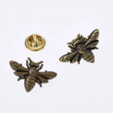 Alloy Bee Collar Pins Vintage Insect Brooch Lapel Pin Jewelry Accessory