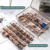 Double Layer Jewelry Box Waterproof Earring Necklace Storage Organizer