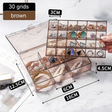 Double Layer Jewelry Box Waterproof Earring Necklace Storage Organizer