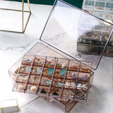 Double Layer Jewelry Box Waterproof Organizer Case