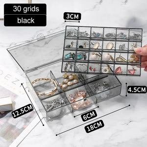 Double Layer Jewelry Box Waterproof Earring Necklace Storage Organizer