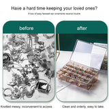 Double Layer Jewelry Box Waterproof Organizer Case