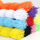12*300mm Plush Stick Chenille Pipe Cleaners Kids Puzzle DIY Supplies