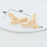 14K Brass Charms Pendants Connecter Necklace Bracelet Jewelry Making