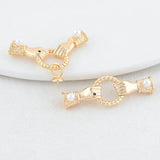 14K Brass Charms Pendants Connecter Necklace Bracelet Jewelry Making