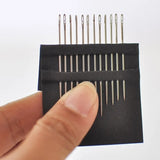 Self-Threading Sewing Needles Stainless Steel DIY Punch Needle Threader