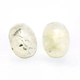 12.56ct Prehnite Fancy Rose Cut Gemstone