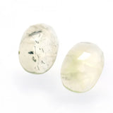 12.56ct Prehnite Fancy Rose Cut Gemstone