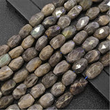 Gray Labradorite Beads 15'' Natural Stone DIY Jewelry Making Trinket