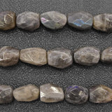 Gray Labradorite Beads 15'' Natural Stone DIY Jewelry Making Trinket