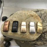 12*6mm 316l Stainless Steel Matte Magnet Hook Jewelry Clasp